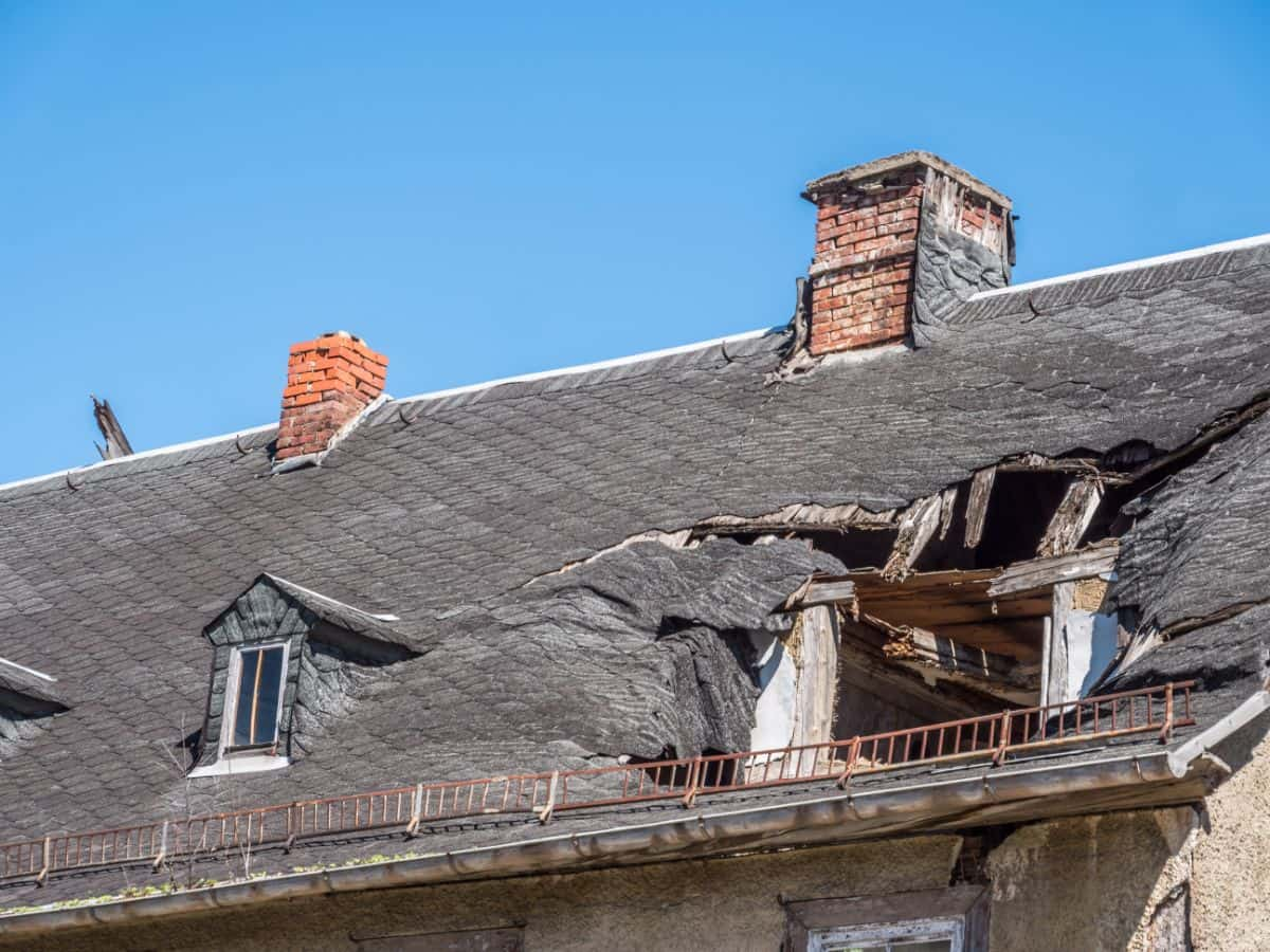 Roof Damaged by Storm