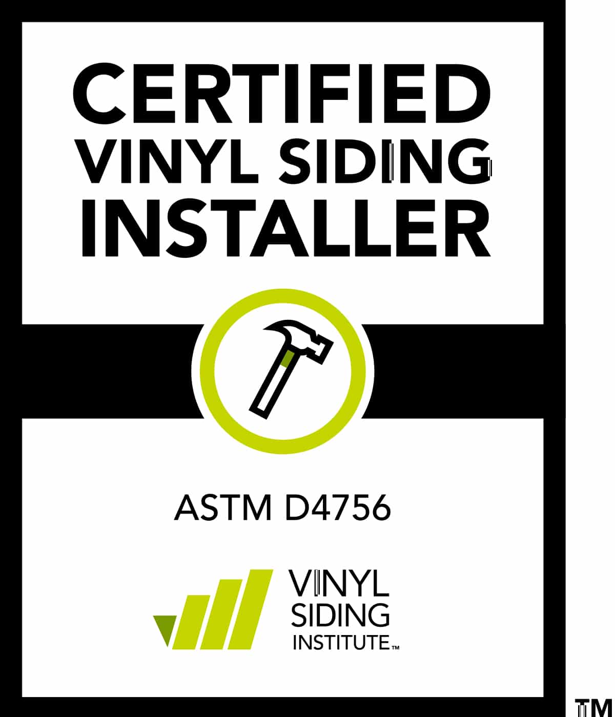 Vinyl Siding Institute Certified Vinyl Siding Installer